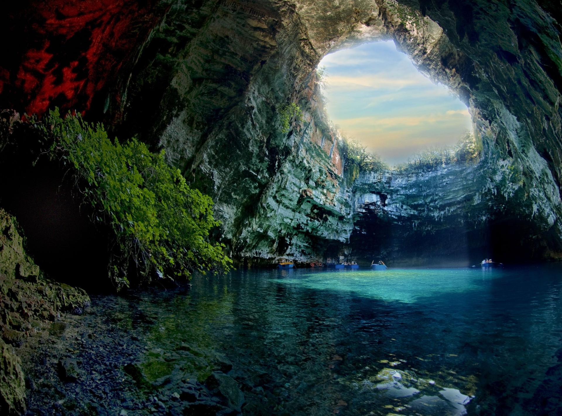 Melissani Cave Lake